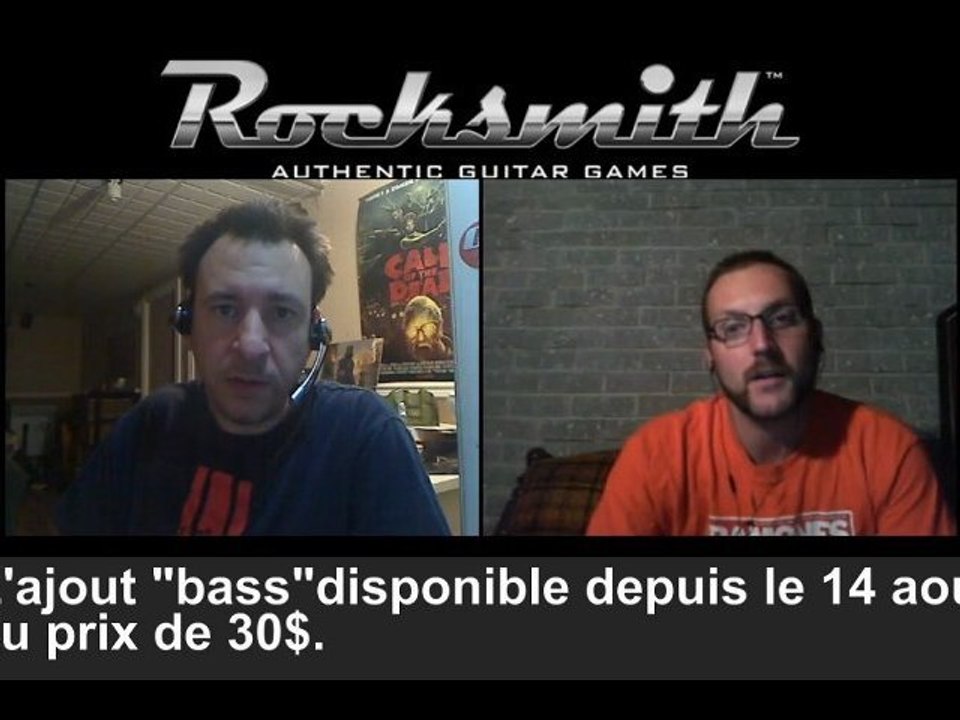 On parle du DLC "Bass" au jeu Rocksmith