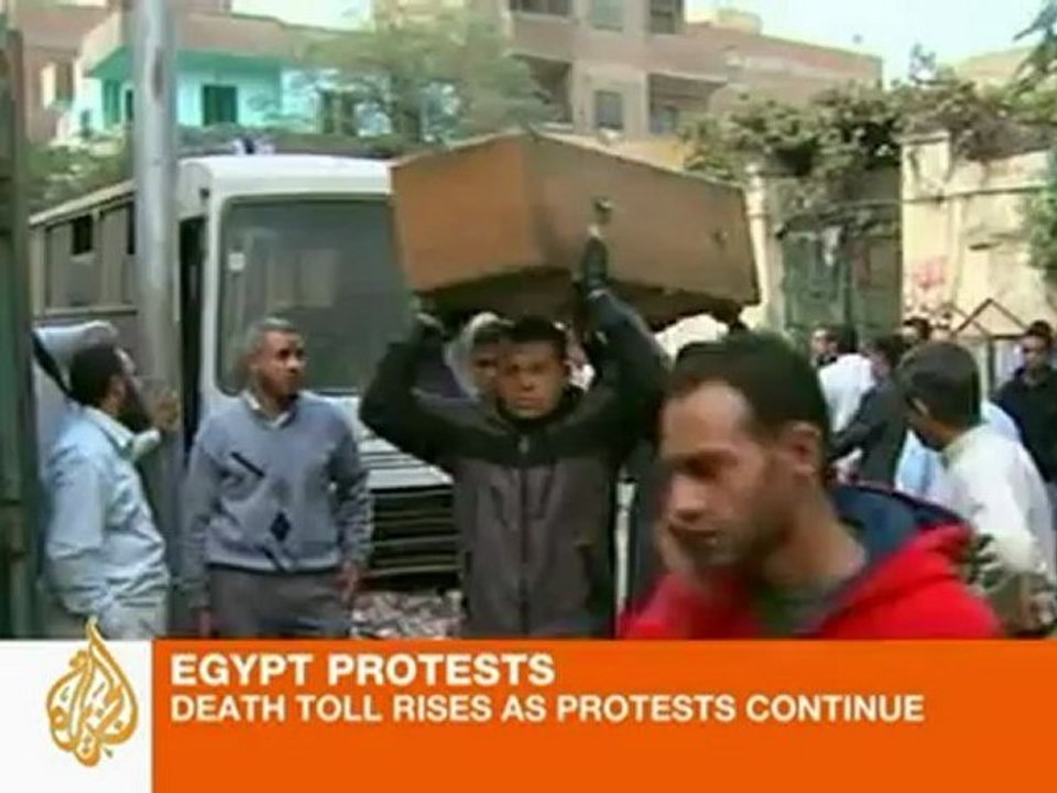Dozens killed in Egypt protests