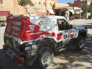 Etape 2 Raid Amitié 2012 MAROC AIOFRANCE.COM 4*4 OR4 JP FAUSSART - B CHARAVIN