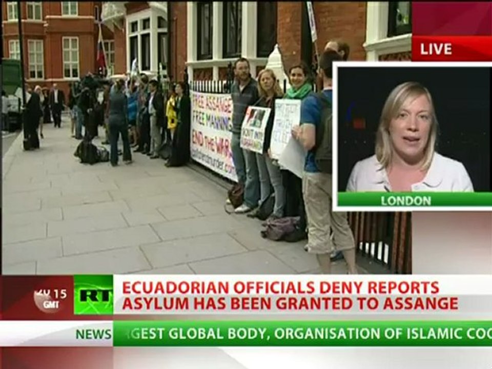 Assange asylum rumors false, no decision yet