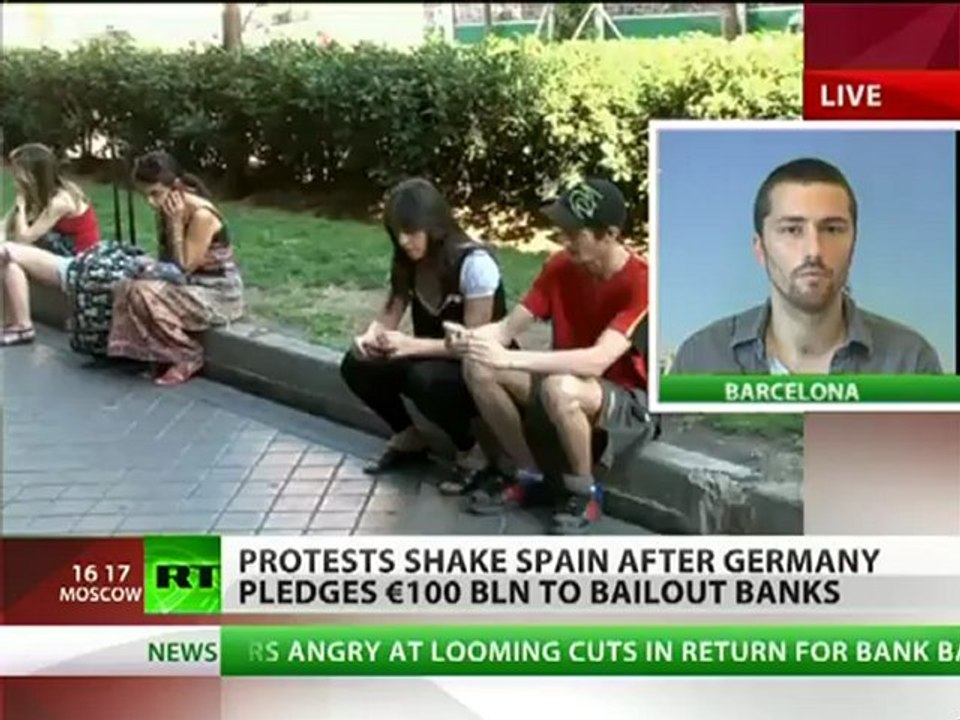 Shaking Spain: 'Take away people's food & homes - expect violence'