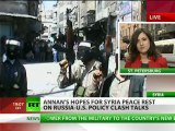 Syrious Face-off: Annan's hopes for peace rest on Russia-US policy clash talks
