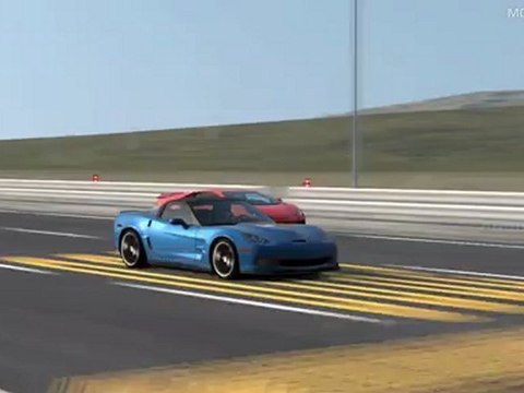 Gran Turismo 5 - Chevrolet Corvette ZR1 vs Lamborghini Aventador LP700-4 at Special Stage Route X