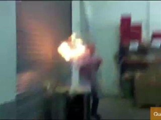 Viral Video: Man Gets an Exploding Cake on His 50th Birthday