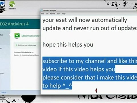 Free Download ESET NOD32 antivirus 4 username and password unlimited updates