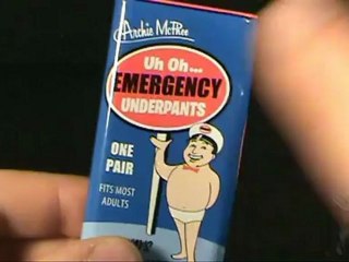 Random Spot - Archie McPhee Uh Oh... Emergency Underpants