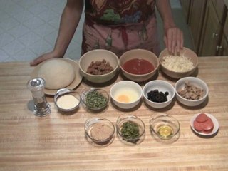 Sausage and Pepperoni Calzone part 1