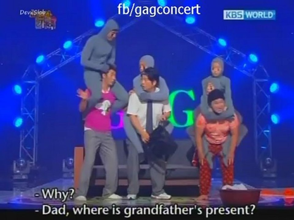 The Tired Family   Gag Concert E656 ( ENGSUB) 11 August 2012@kbsw