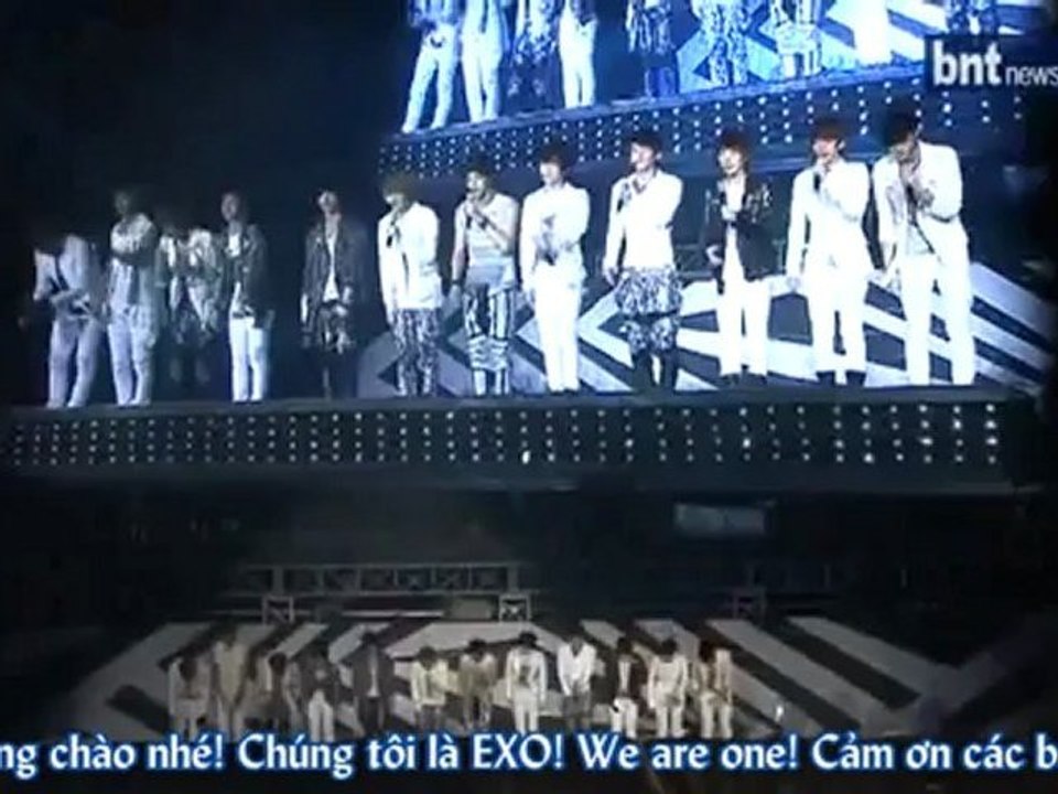 [Vietsub][Fancam]120818 EXO @ SM Town Live In Seoul [BTN NEWS] EXO