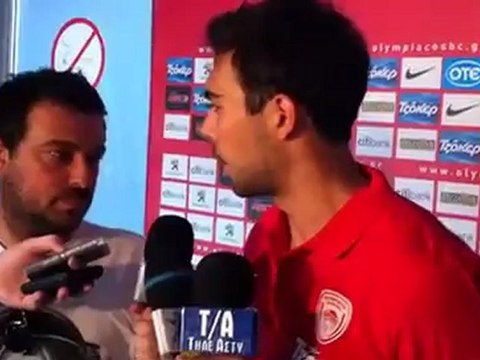 Δηλώσεις Ολυμπιακού (αναχώρηση για Καρπενήσι)