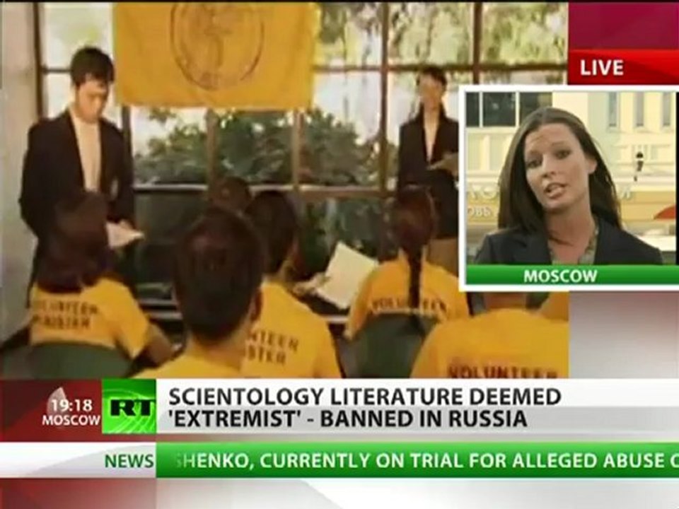 Russia bans Hubbard Scientology works as extremist