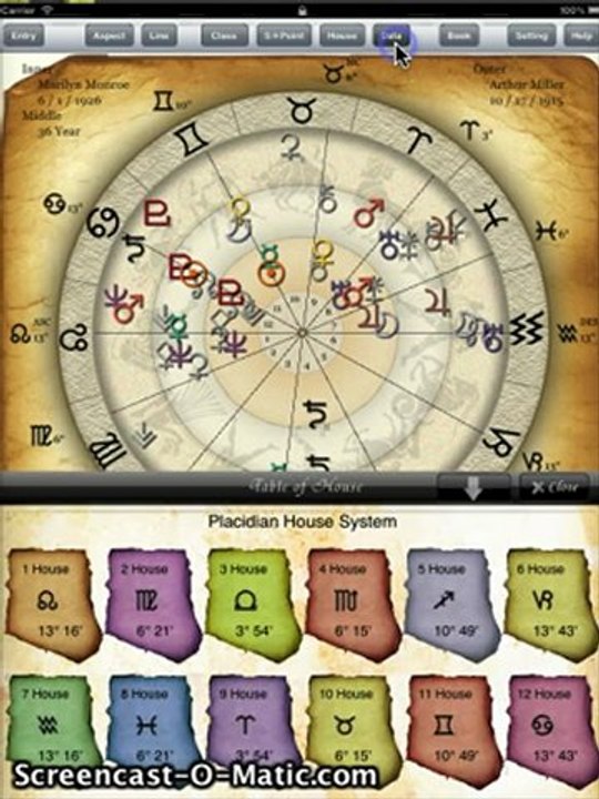 horoscope JIKU(Customer Book Option) - birth chart App of Astrology