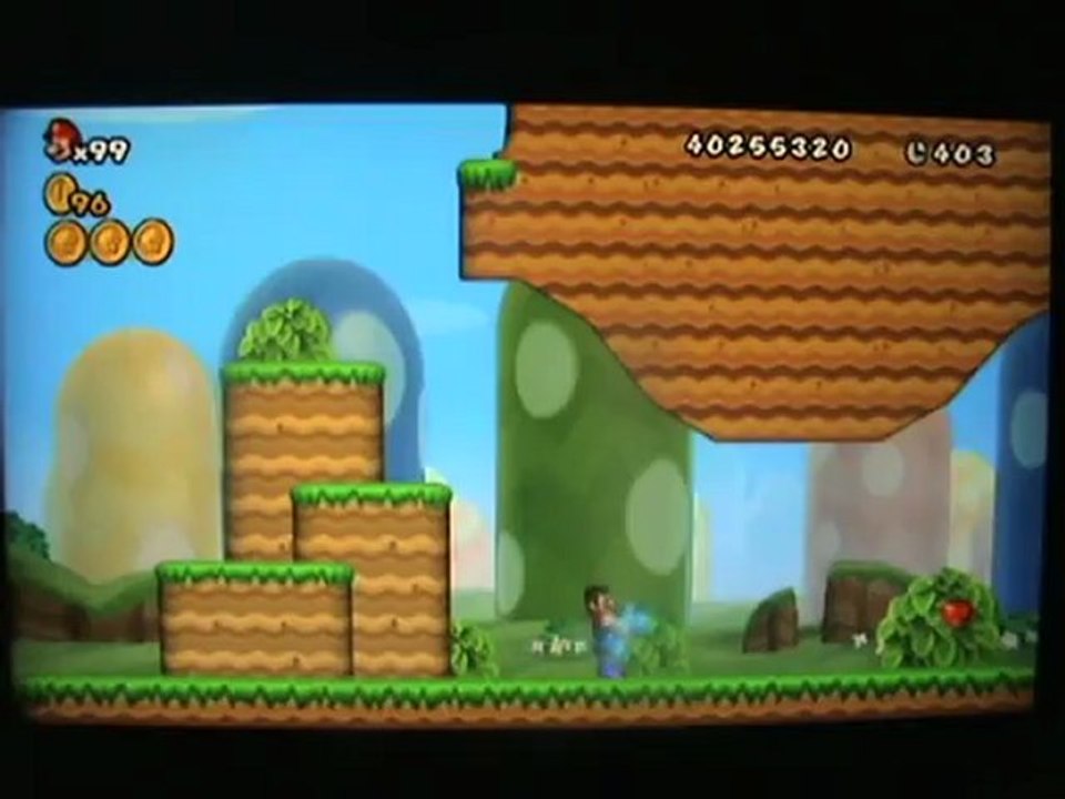 New super Mario bros wii canon du monde 1