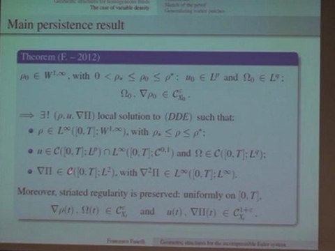 Persistence of geometric structures for inviscid incompressible fluids