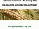 Agricultural Investments - The Next Big Thing