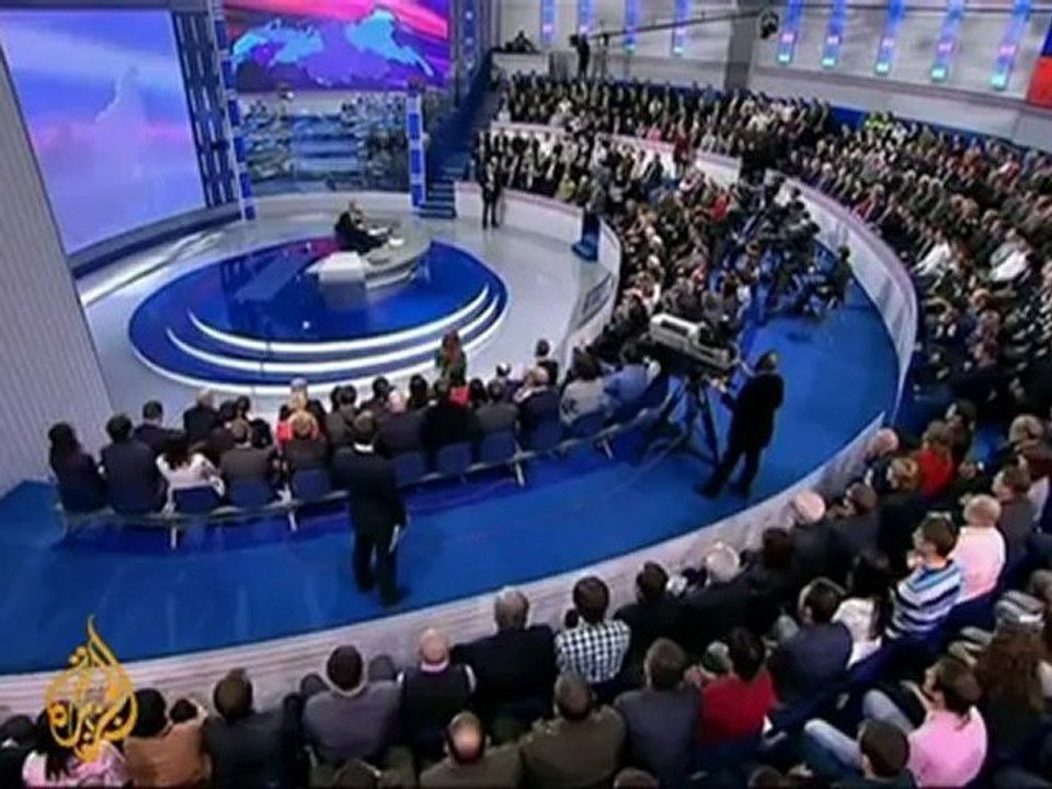 Putin 'pleased' by opposition protests