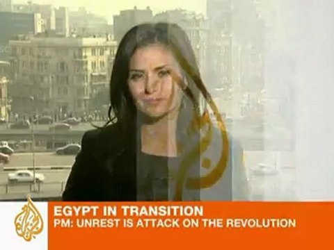 Protesters beaten in Cairo's Tahrir Square