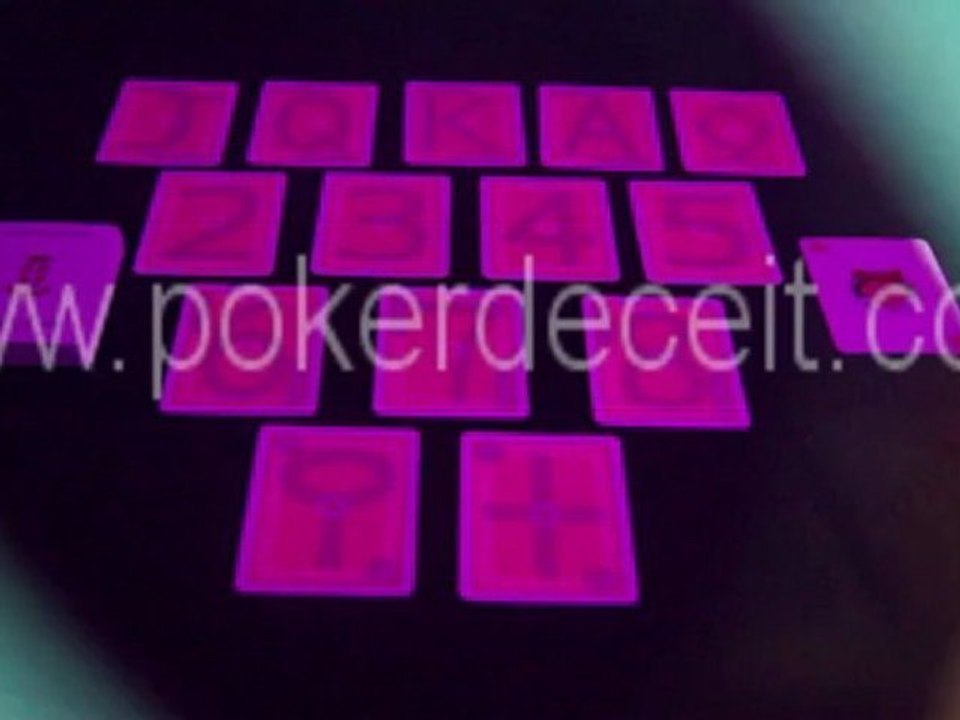 Dal negro Texas Holdem--marked cards----carte segnate