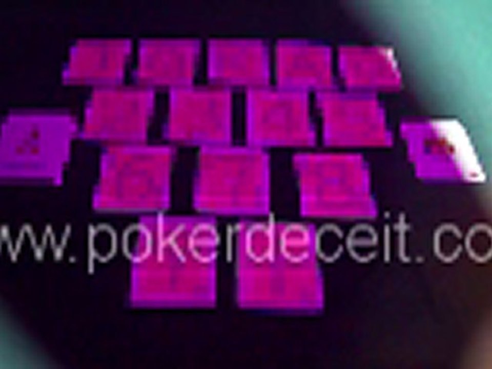 Dal negro Texas Holdem---carte segnate---marked cards
