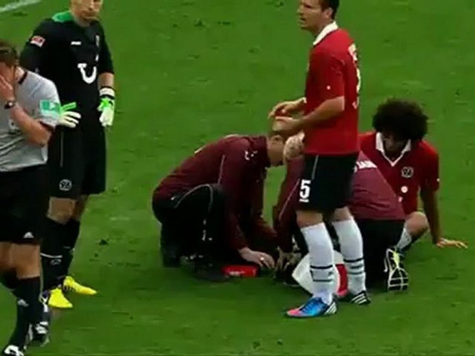 Hakemin acı anı!