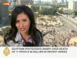Sherine Tadros with the latest updates from Tahrir Square