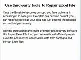 Excel Recovery - Excel File Repair Tool- XLS Recovery