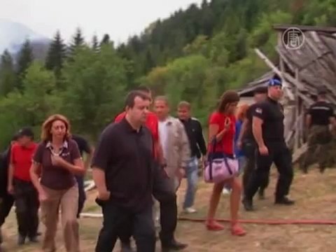 Российская авиация помогает тушить пожары в Сербии