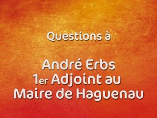 Rallye de France Alsace à Haguenau - Questions à André Erbs, 1er adjoint au maire