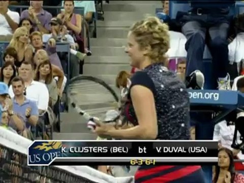 La Clijsters distrugge la Duval - US Open, 1° turno