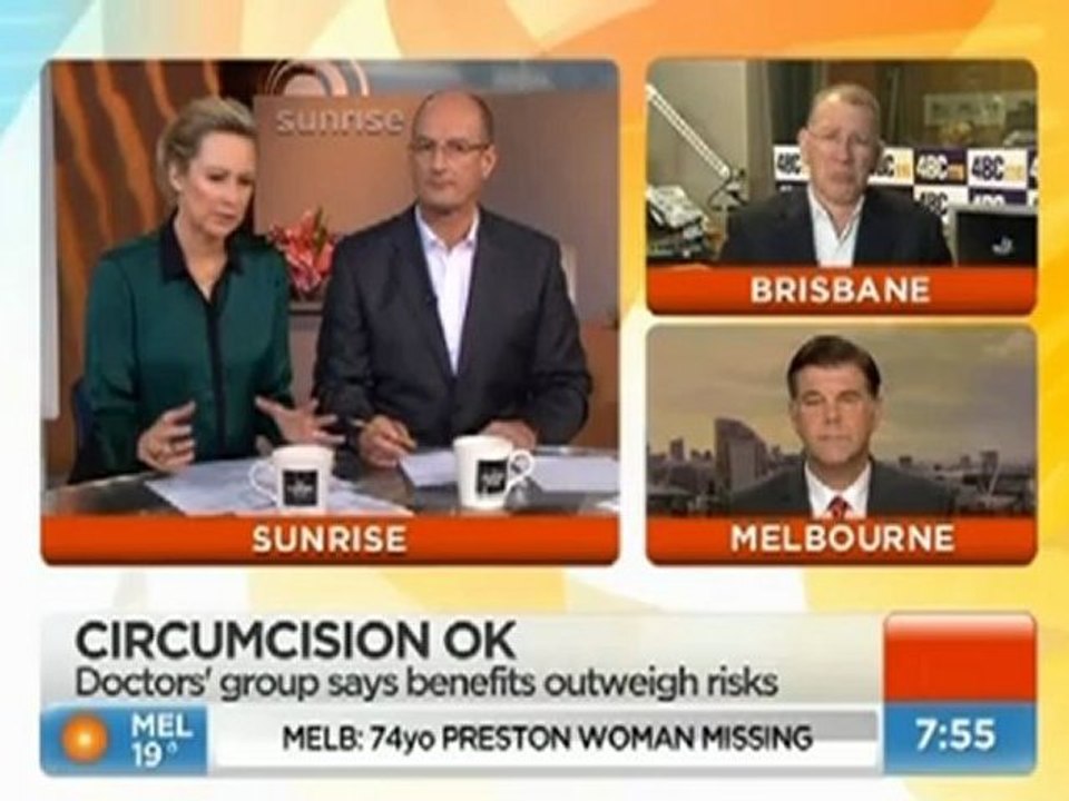 Sunrise -  Benefits of circumcision outweigh potential risks 2of2