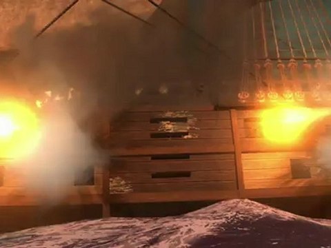 Assassin's Creed III GamesCom Naval Warfare Walkthrough HD FR Bataille Navale