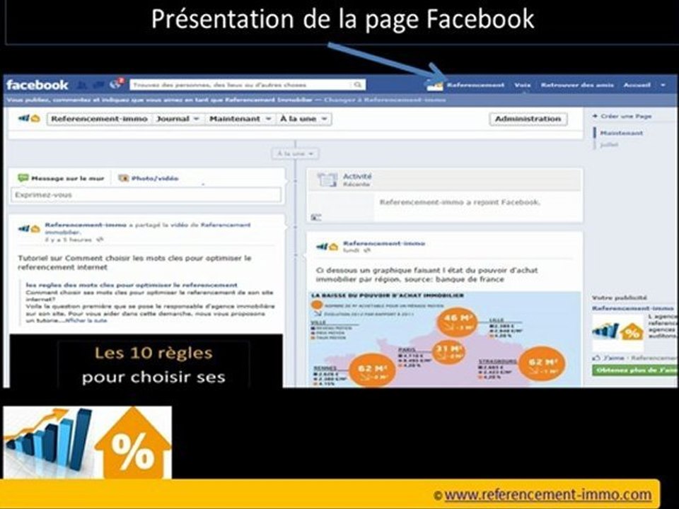tutoriel formation comment creer une page facebook pour une agence immobiliere