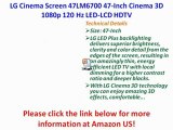 BEST BUY LG Cinema Screen 47LM6700 47-Inch Cinema 3D 1080p 120 Hz LED-LCD HDTV