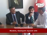 Keskin, Cemiyeti ziyaret etti