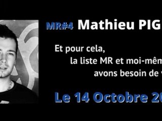 Mathieu Pignon - Candidat MR #4 @ Couvin - 14 Octobre 2012