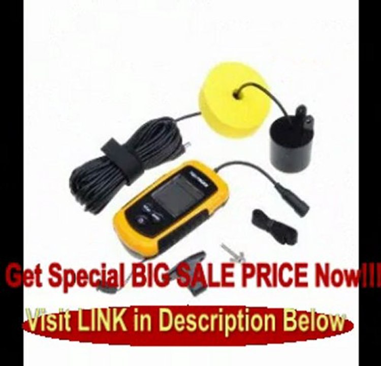 100M Sonar Sensor Fish Finder Alarm Transducer Portable