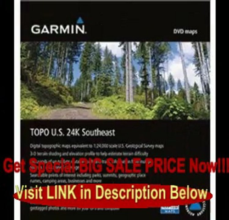 Quality TOPO U.S. 24K - Southeast DVD By Garmin USA