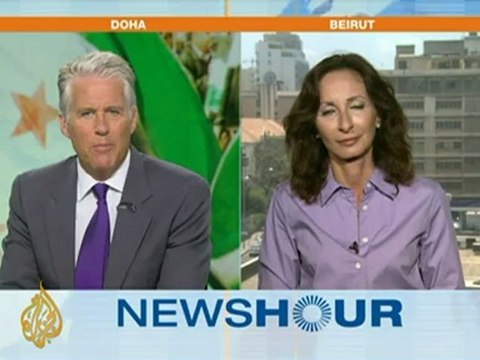 Rula Amin reports from Beirut on Syria