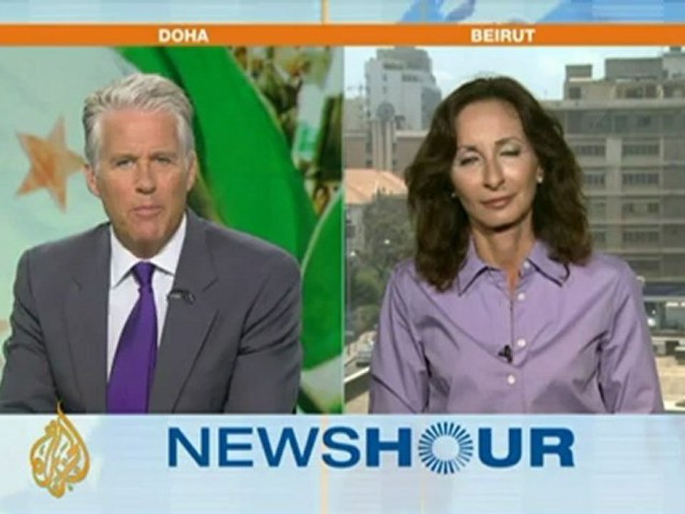 Rula Amin reports from Beirut on Syria