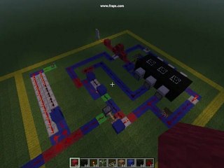 feu Tricolore-rouge horizontal minecraft