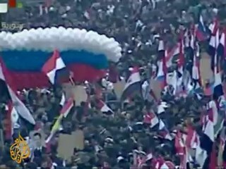 Russian foreign minister in Damascus for Assad talks