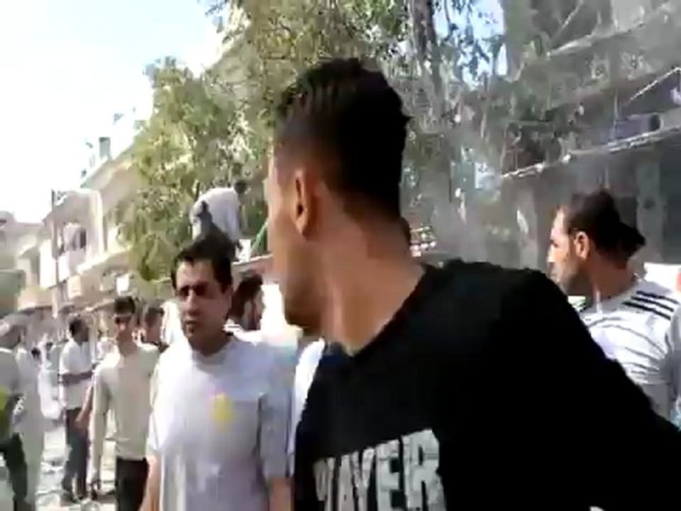 Syria فري برس  ادلب  كفرنبل_مجزرة مروعة بالقصف من الطيران الحربي28-8-2012ج3