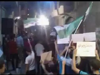 Syria فري برس  حلب السكري  كلمة إلى قاتل الأطفال 26 8 2012