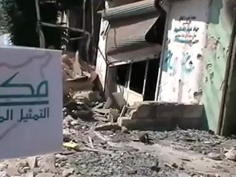 Syria فري برس ريف حلب الأتارب الخراب والدمار بعد القصف الأسدي 28 8 2012