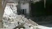 Syria فري برس   حلب آثار قصف الطيران الحربي على حي بستان القصر 24-8-2012