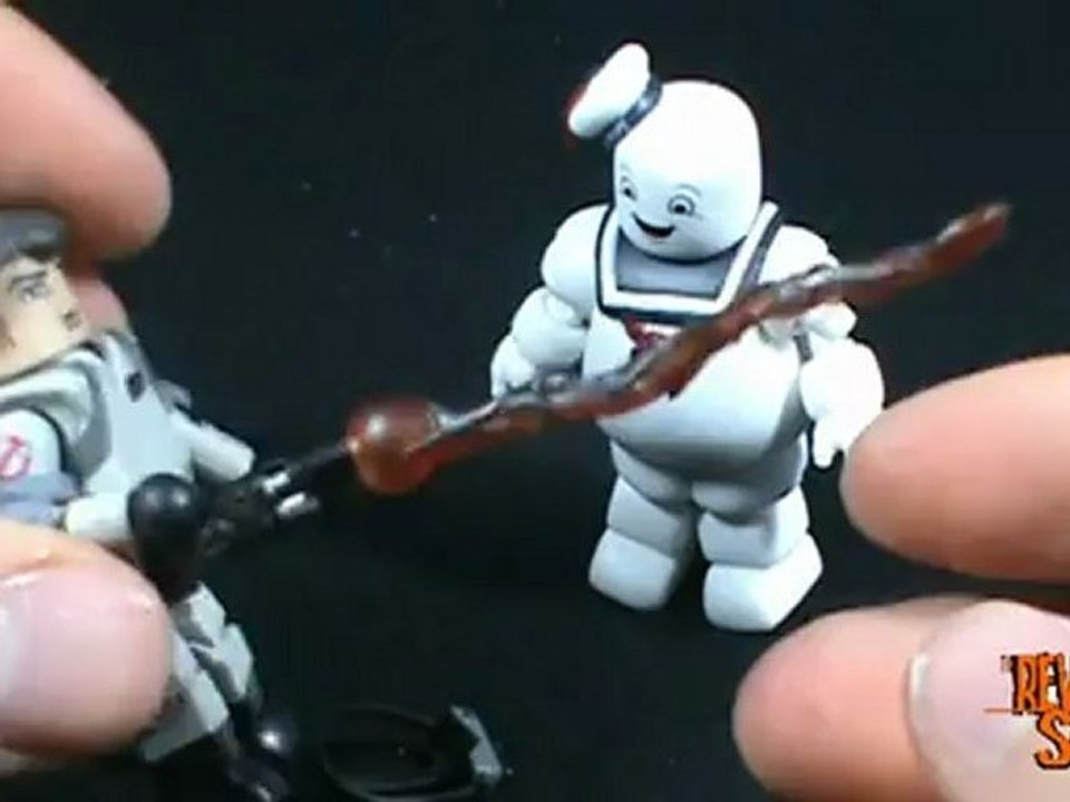 Spooky Spot - Ghostbusters Minimates Dr Ray Stantz and Stay Puff Marshmallow Man