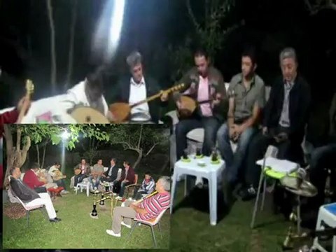 Seydişehir bağda bir akşam. Göksel Maden-Hüseyin Tuzla-Ali Tuzla- Galip Tuzla-Tuzlalar