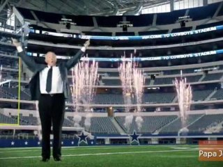 Cowboys Owner Jerry Jones Raps in New Papa John's Ad