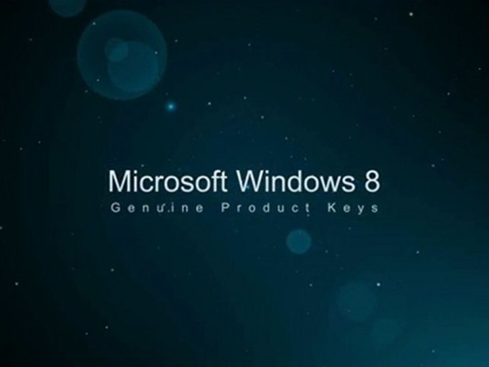 Microsoft Windows 8 Product / Serial / Activation Key