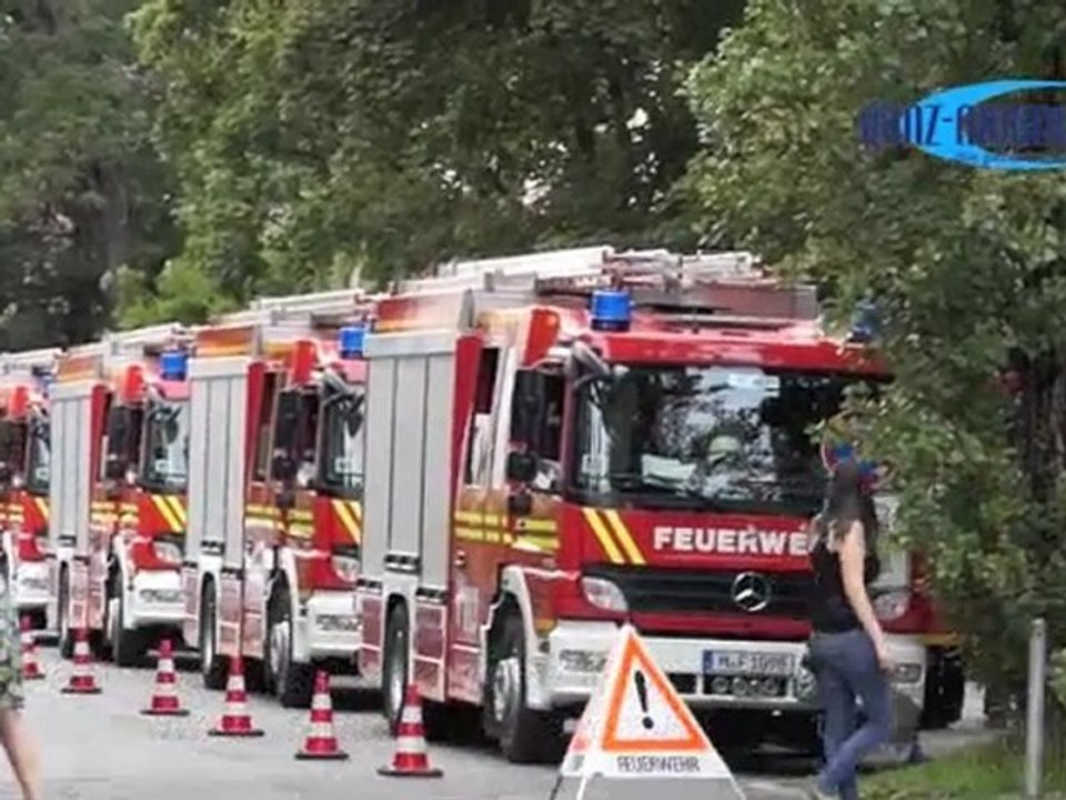 Schwabinger Fliegerbombe wurde gesprengt - Video vom Abend (28.08.2012)